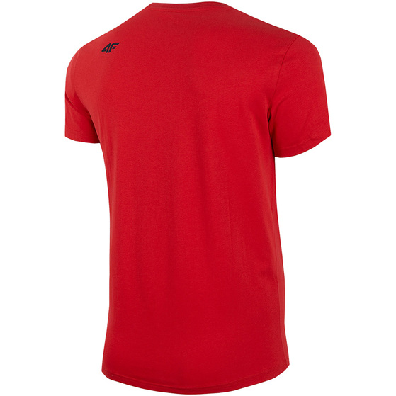 Koszulka męska 4F czerwona H4Z22 TSM352 62S