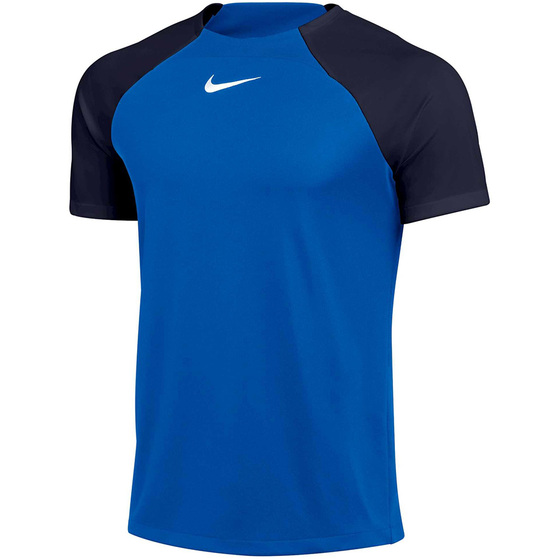 Koszulka męska Nike NK Df Academy Ss Top K niebiesko-granatowa DH9225 463