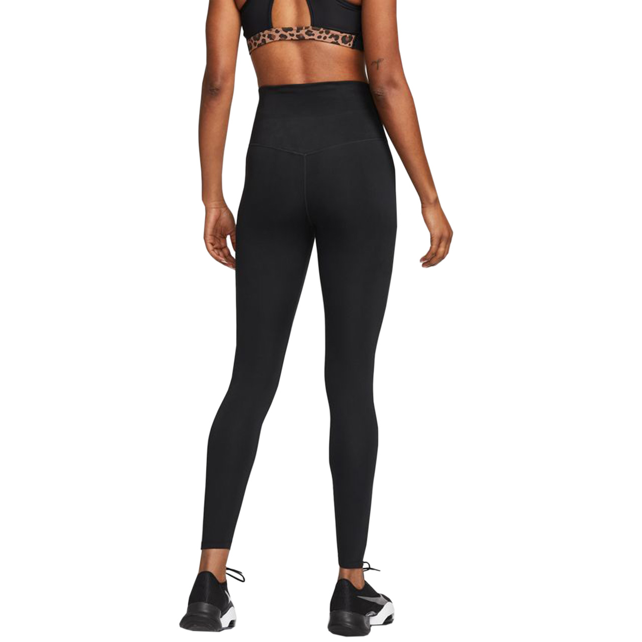 Legginsy damskie Nike Dri Fit One HR Tight Czarne DM7278 010 » Kobieta »  Odzież damska » Legginsy damskie - sklep internetowy MaxxxSport